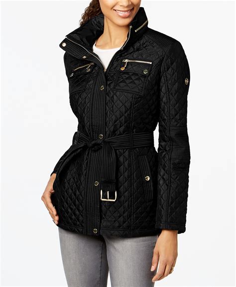 michael kors rain jackets for women|michael kors quilted jacket women.